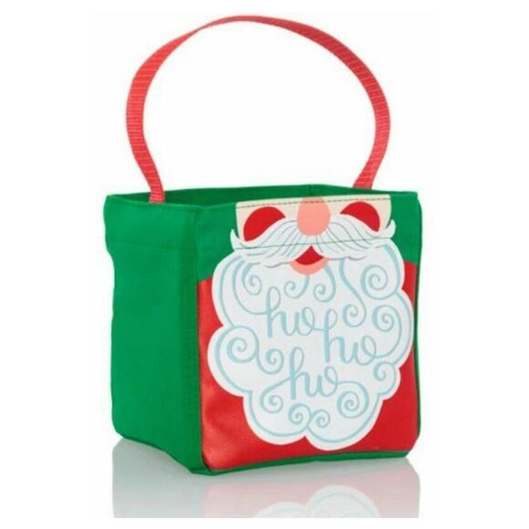 Thirty One Little carry-all Caddy utility mini tote bag 31 in Santa's Beard - Picture 1 of 3